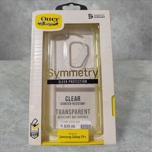 Y2. OtterBox Symmetry Case Samsung Galaxy S9+ Clear, Some Yellowing‎ Due To Age